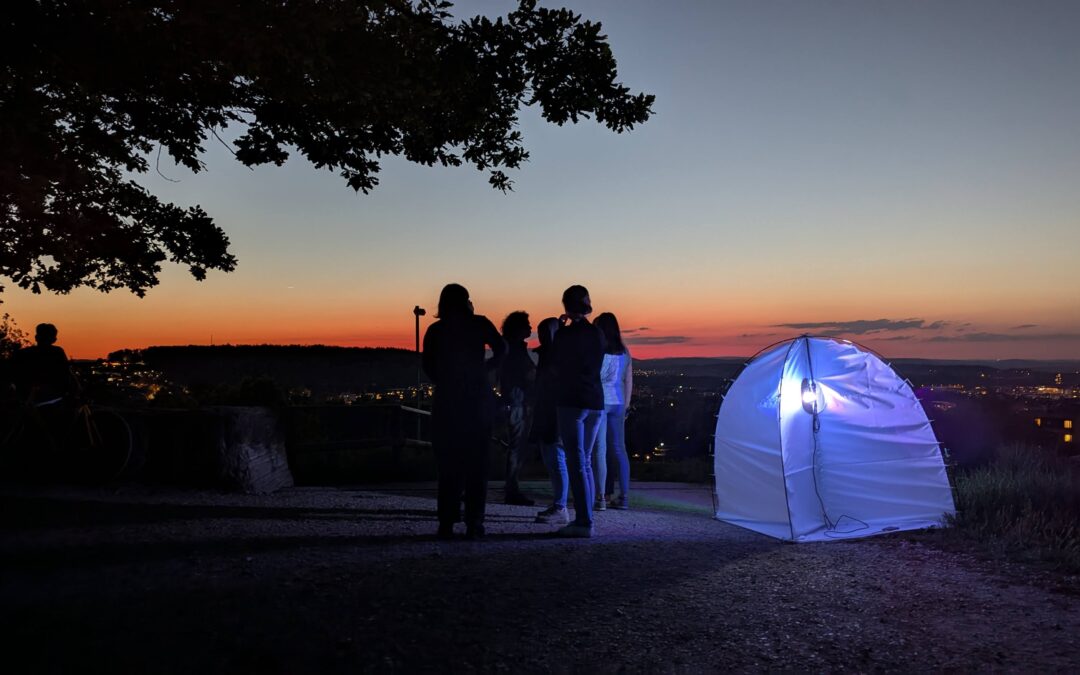 Lichtfang nachtaktiver Insekten am Campus Irchel
