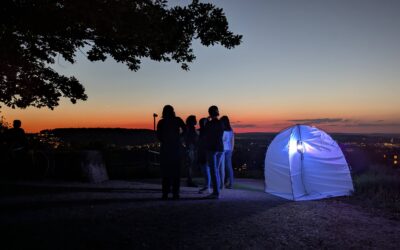 Lichtfang nachtaktiver Insekten am Campus Irchel
