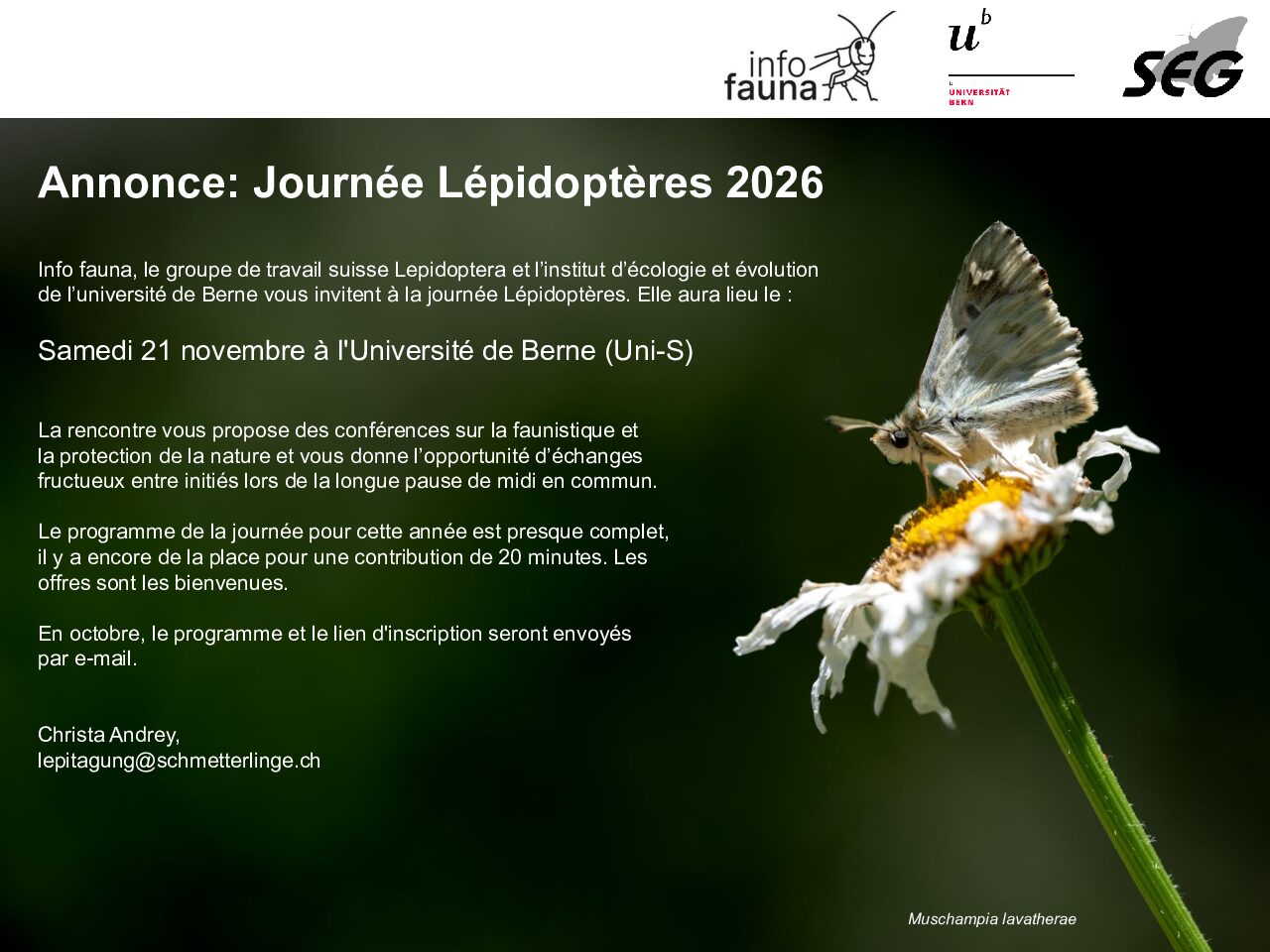 Lepidopteren-Tagung 2026